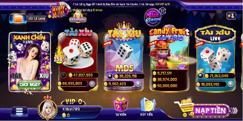 Rikvip - Sân chơi game bài đổi thưởng uy tín nhất Châu Á